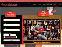 Tablet Screenshot of guitarecollection.com